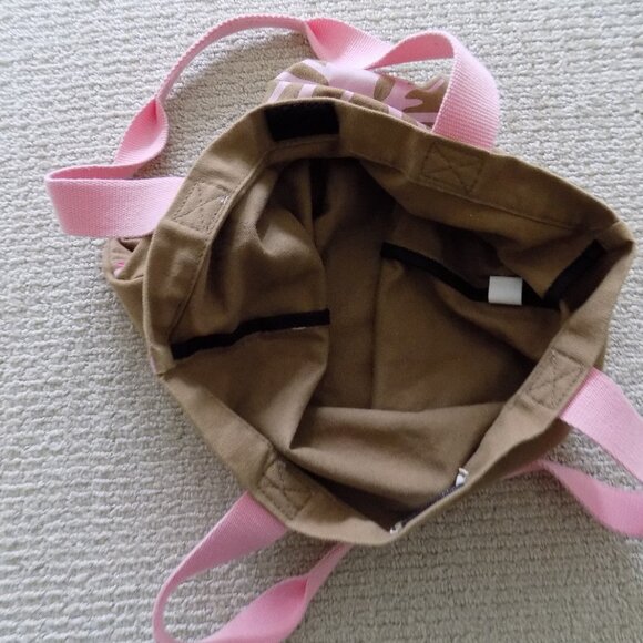 ROXY QUICKSILVER CANVAS FLORAL FLOWER TOTE BAG SHOULDER PURSE - Picture 5 of 5